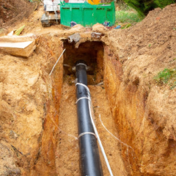 Viabilisation des terrains : assainissement des eaux usées Vaux-le-Penil